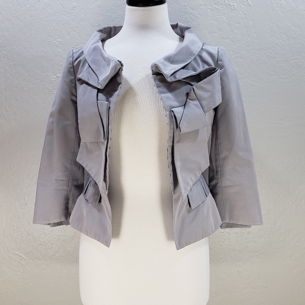 KAREN MILLEN peplum blazer jacket J12